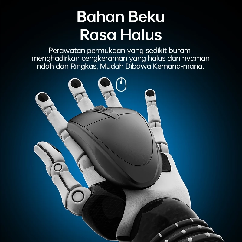 Mouse Wireless Nirkabel Slim Slim Kompatibel Tanpa Kabel Universal — 4