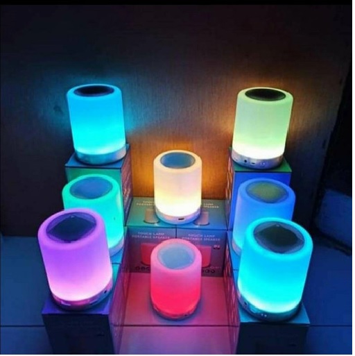Speaker Bluetooth M9 Portable Smart Touch Lamp Lampu Tidur Aesthetic — 3