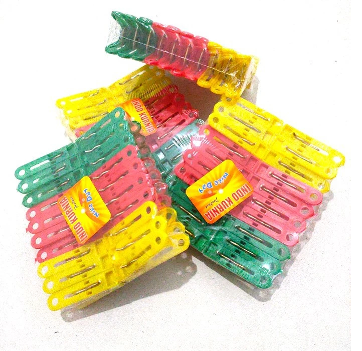 Klip Jepitan Jemuran Warna-Warni Multifungsi Stainless Steel 10pcs — 5