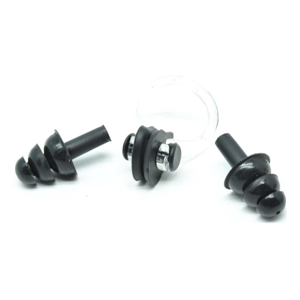 Penutup Hidung Penyumbat Telinga Renang Diving Snorkling Silikon EarPlug