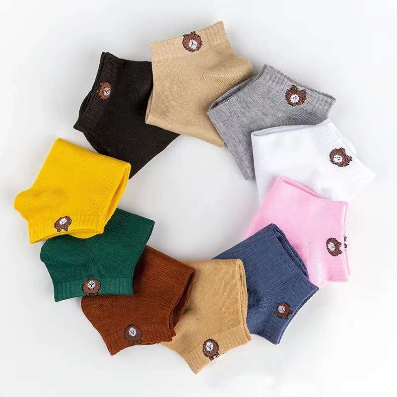 Kaos Kaki Beruang Bear Ankle Cute Lucu Kekinian Perempuan Fashion — 8