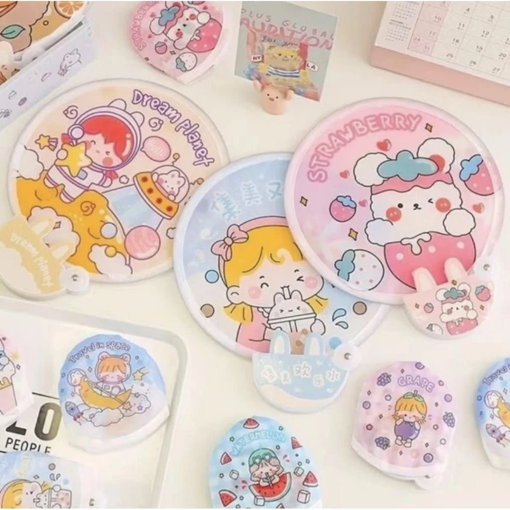 Kipas Tanggan Lipat Mini Fan Portabel dengan Desain Kartun — 5
