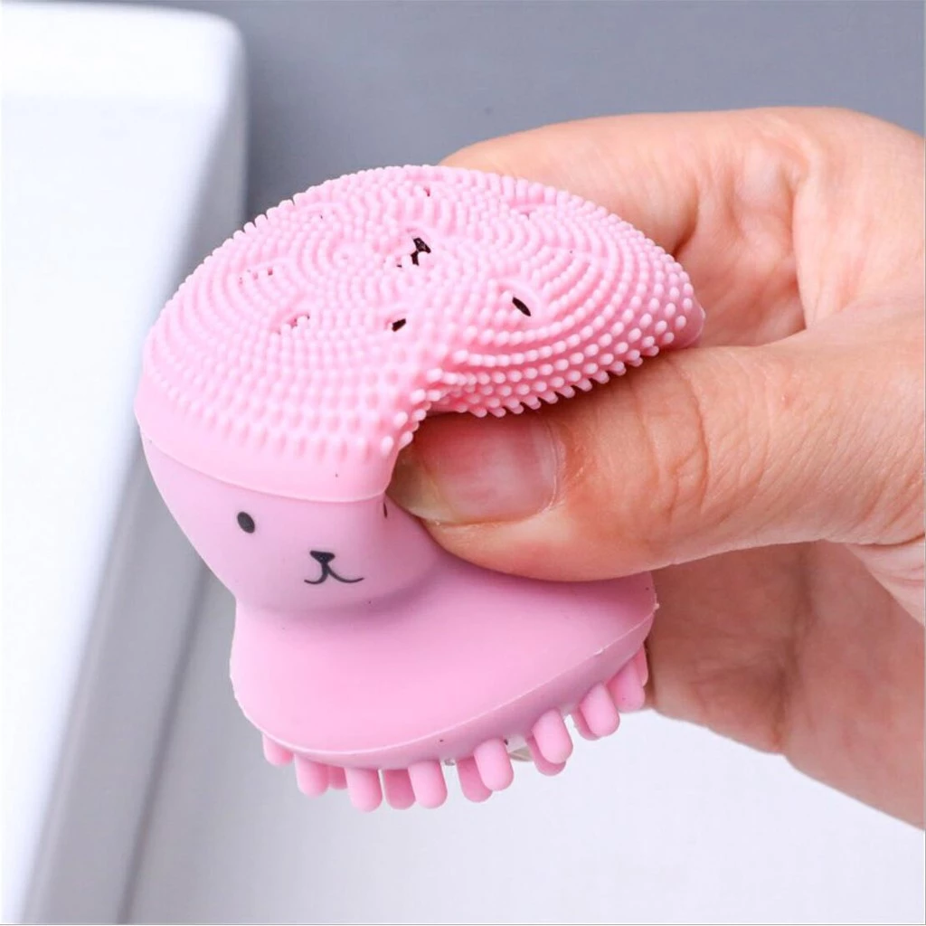 Spons Cuci Muka / Sikat Pembersih Wajah / Spons Make Up Bulat — 7