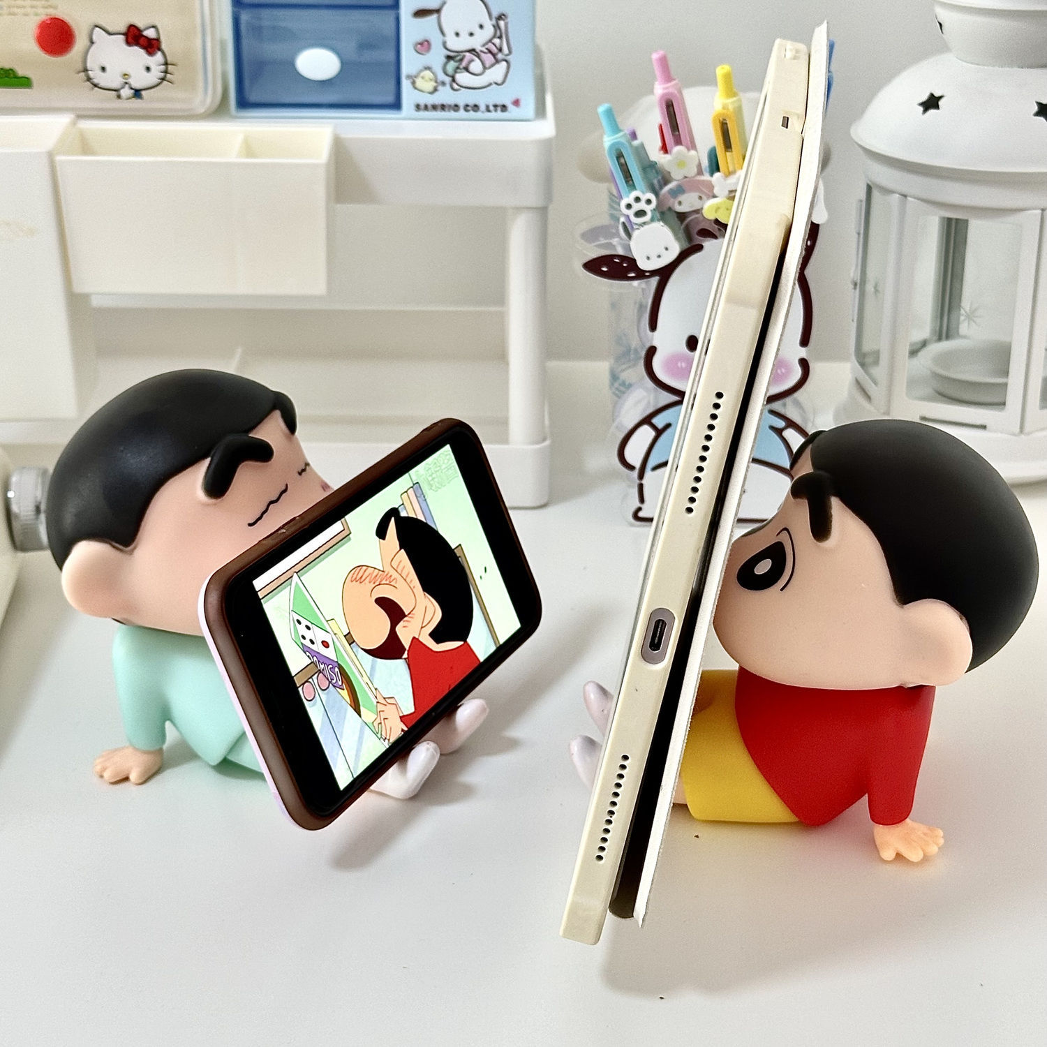 Phone Holder Sandaran Hp Lucu karakter Kartun Penyangga Ponsel — 2