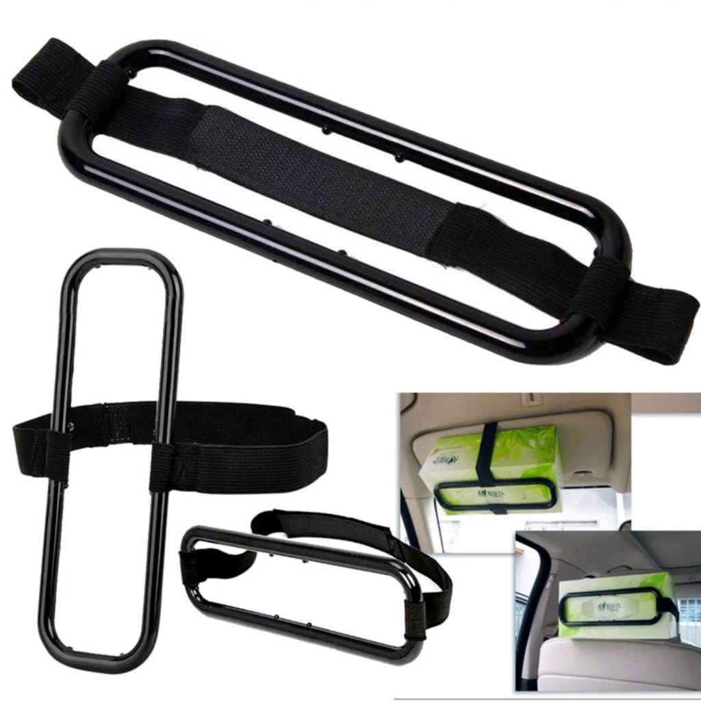 Car Holder Tissue Box Penjepit Tempat Kotak Tisu Mobil Inovatif — 3