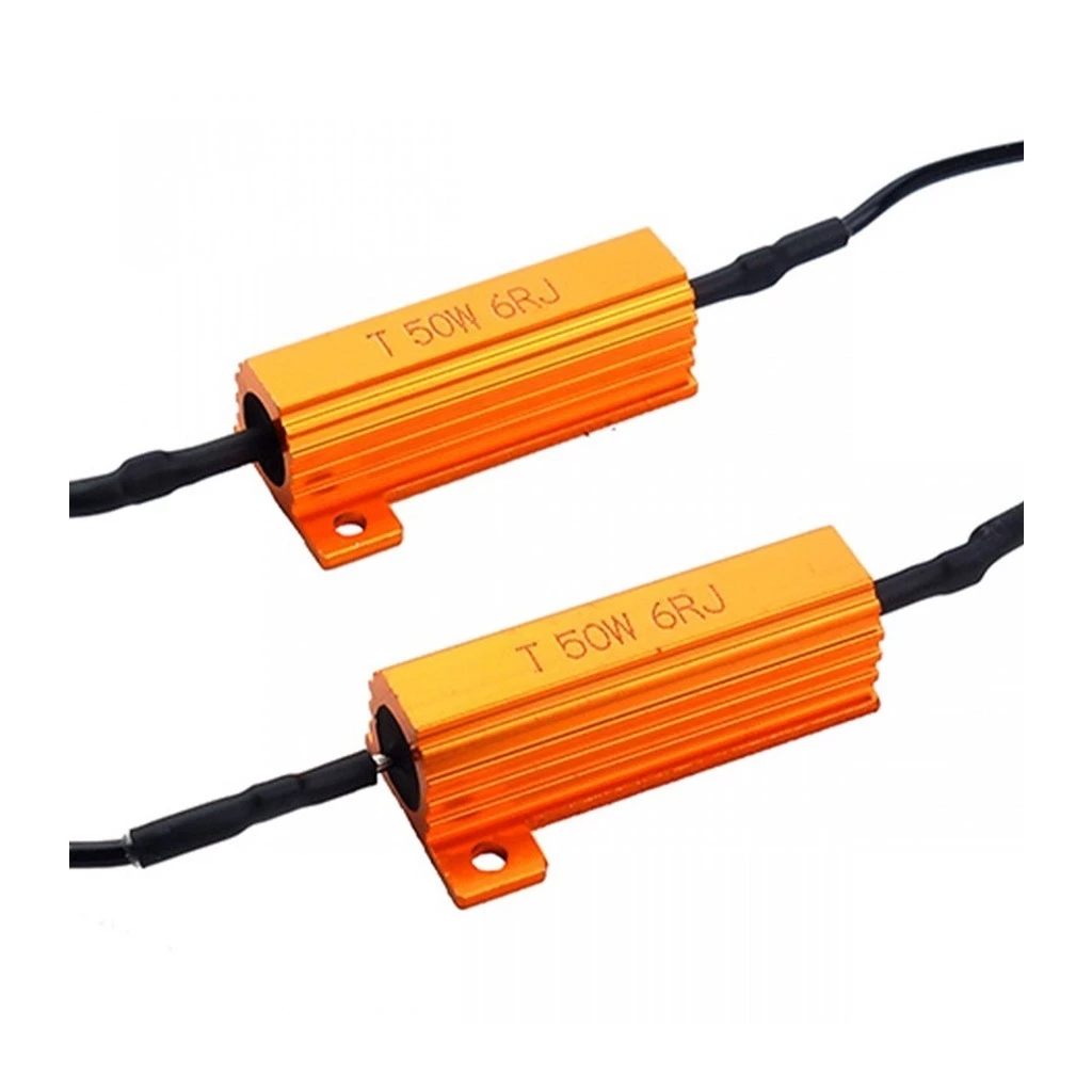 Resistor Sein 50W 6 Ohm Flasher Solusi Kedipan Nomal Lampu LED Mobil — 6