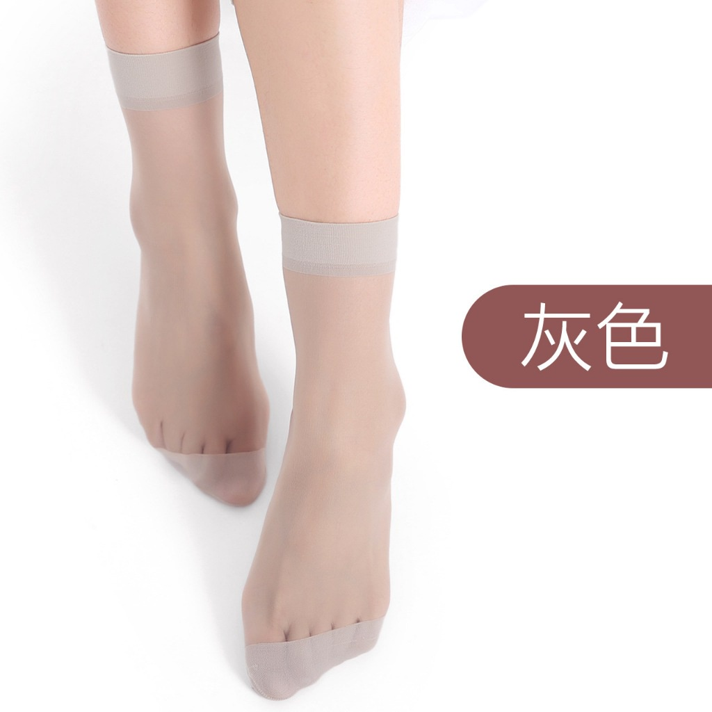 Kaos Kaki Wanita Model Stocking Velvet Transparan Ankle Sock 25cm — 8