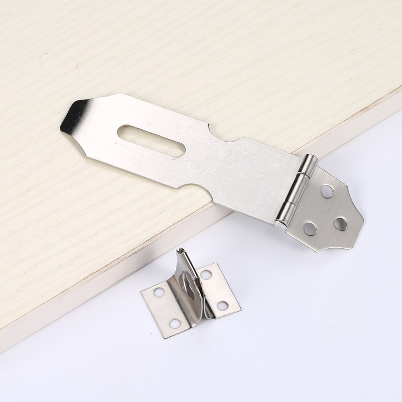 Overpal Plat 3 Inch Grendel Kunci Gembok Pintu Keamanan Stainless Steel — 7