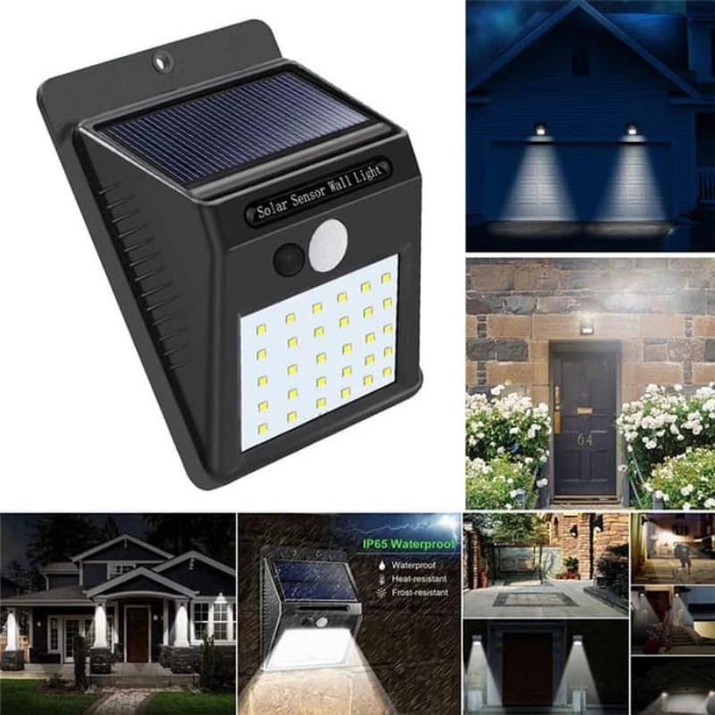 Lampu Taman Tenaga Surya Yang Efisien Energi Sensor Gerak — 3