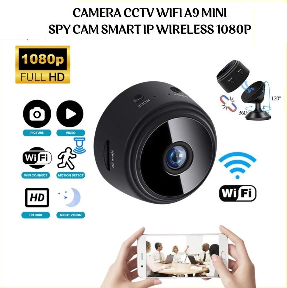 CCTV WiFi Full HD 1080p Wide Kamera Pengintai Keamanan Kantor Rumah — 2