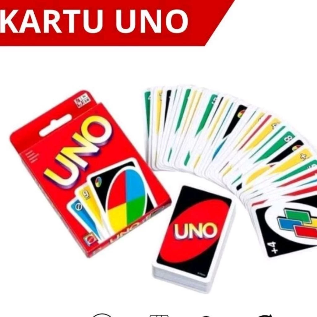 Kartu UNO Card Mainan Ramai Seru Game Keluarga Teman — 6