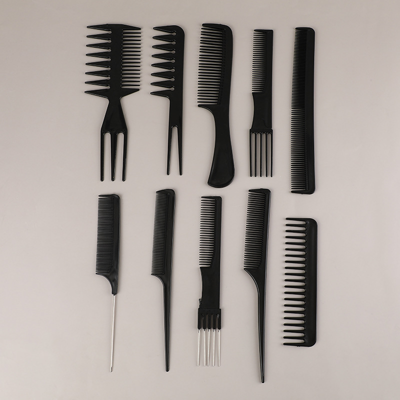 Sisir Rambut Salon Set Pencukur Manusia Hewan Anjing Kucing 10 Pcs — 7