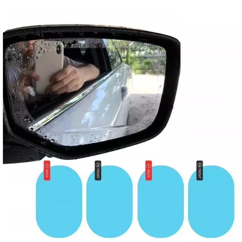 Stiker Bening Pelindung Kaca Spion Mobil Anti Fog Air Embun — 7