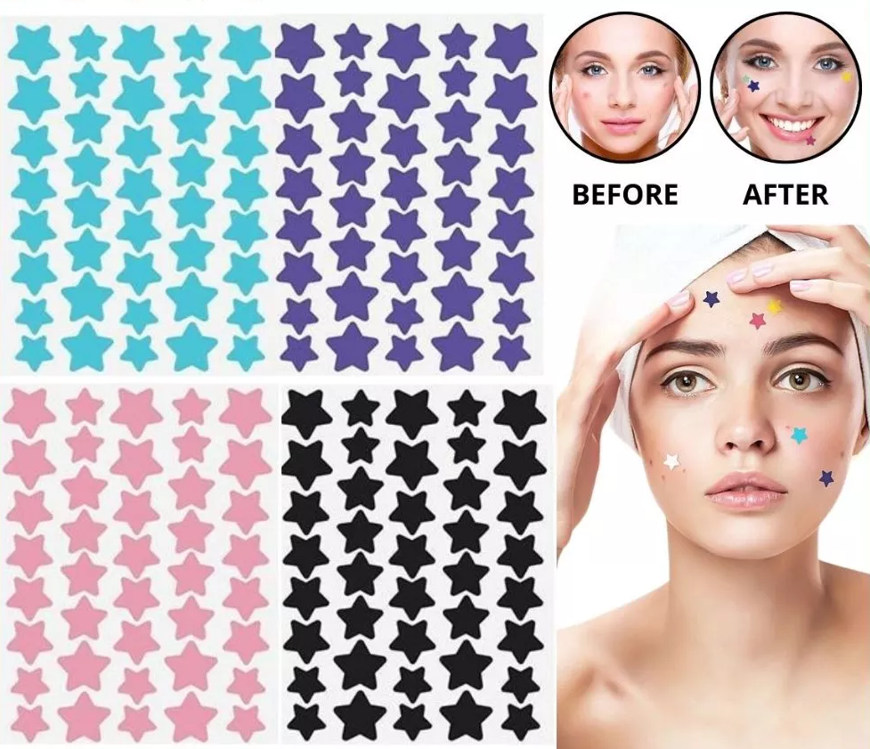 Acne Pimple Patch Stiker Penghilang Jerawat Skin Repair Bentuk Unik
