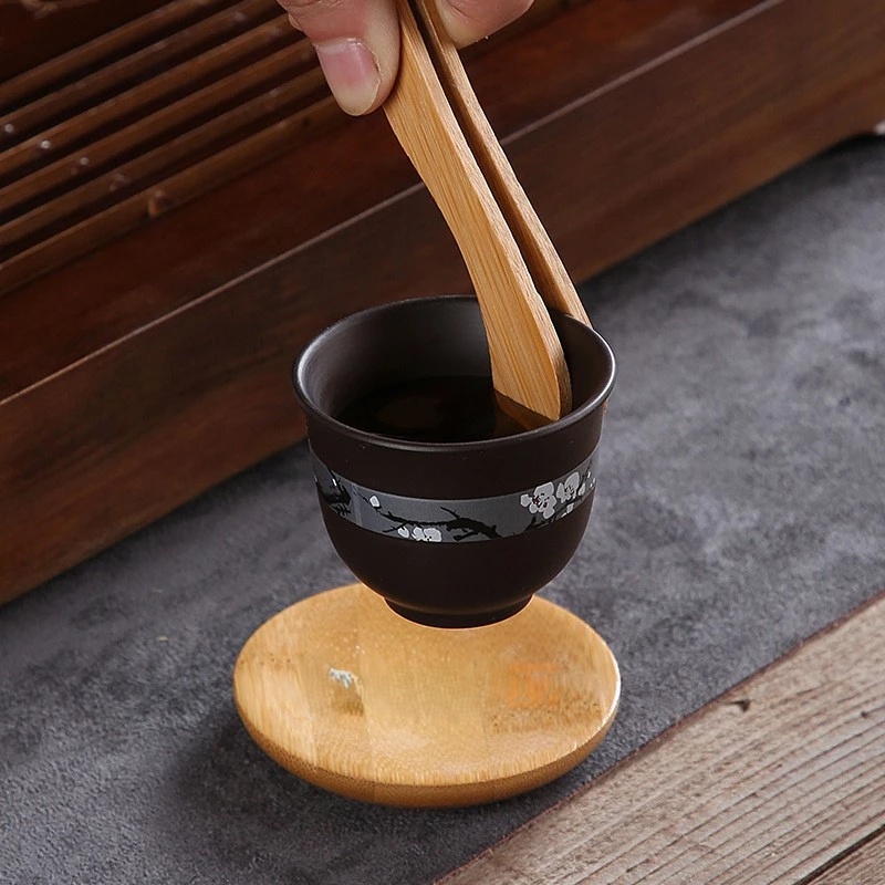 Alat Capitan Bambu Untuk Gelas Dan Cangkir Chinese Tea — 6