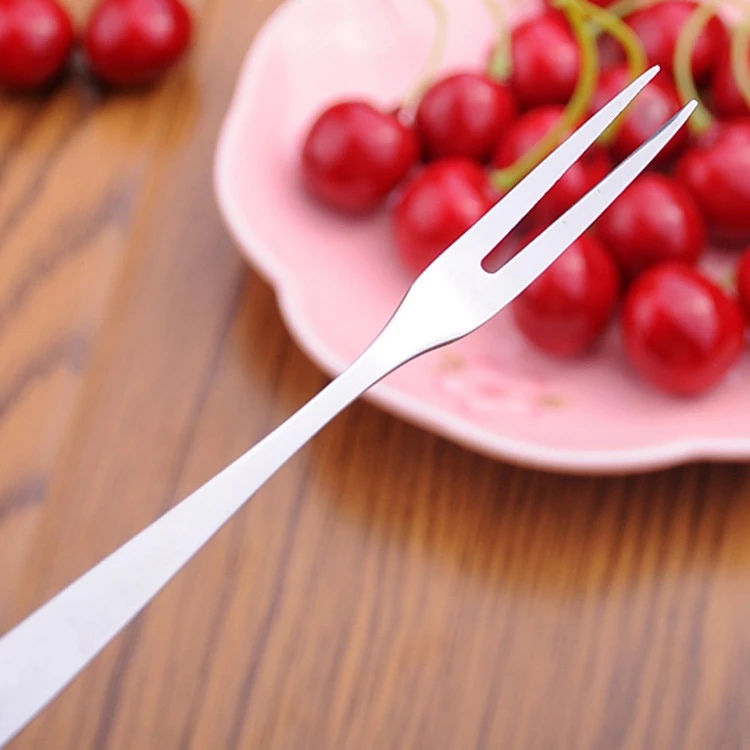 Garpu Buah Dessert Stainless Steel unik — 7