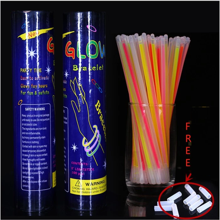 Tabung Glow Stick 50pcs Fosfor Light Warna Warni Buat Pesta Konser — 6