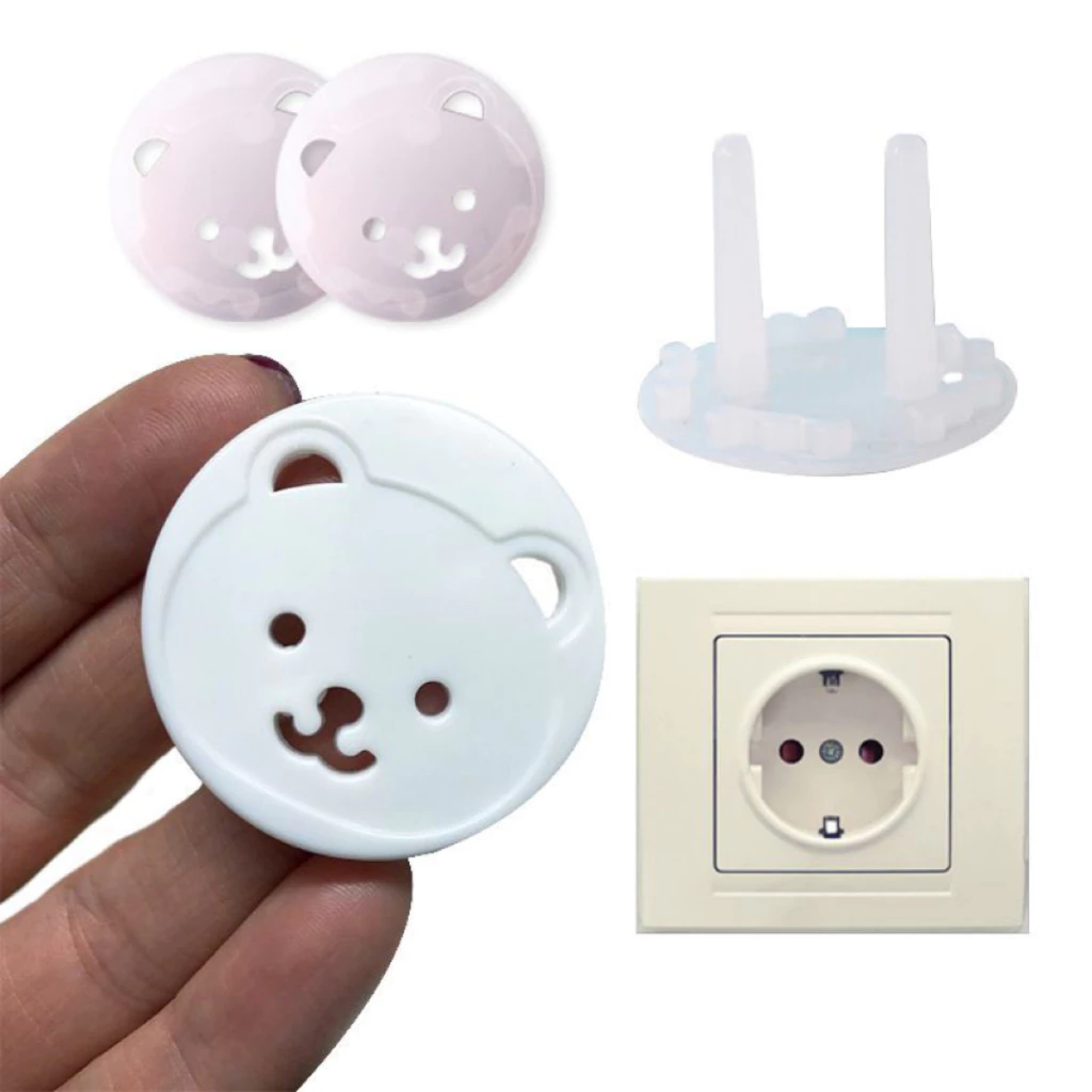 Penutup Colokan Stop Kontak Socket Cover Pelindung Anak PVC — 4