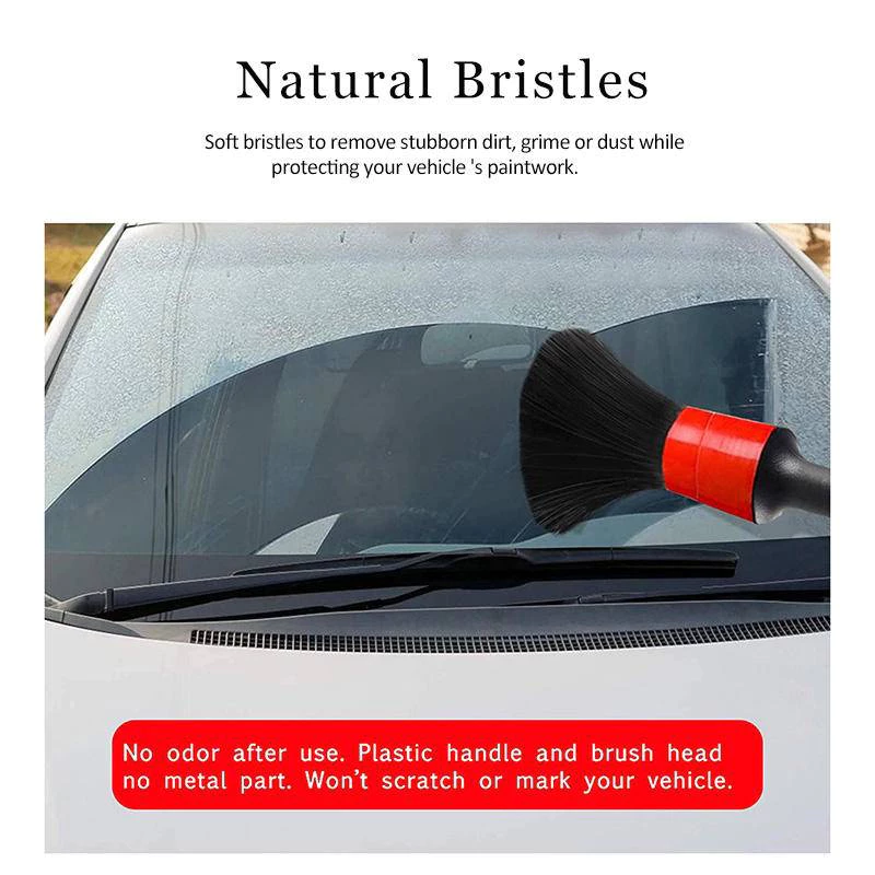 Kuas Detailing Brush Set 5 in 1 Sikat Celah Sulit Terjangkau Interior — 5