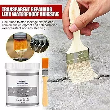 Jaysuing Lem Transparan Anti Bocor Waterproof Sealent Free Kuas — 7