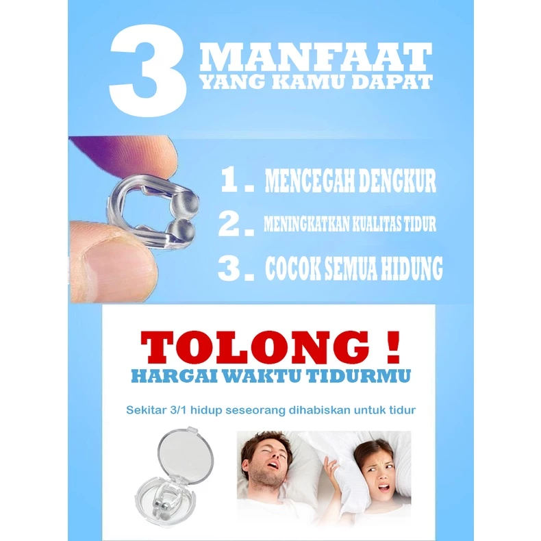 Alat Anti Ngorok Nose Breathing Stop Snoring Magnetic — 6