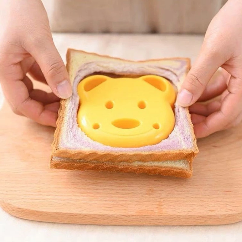 Cetakan Roti Sandwich Bento Rice Bentuk Karakter Food Grade — 5