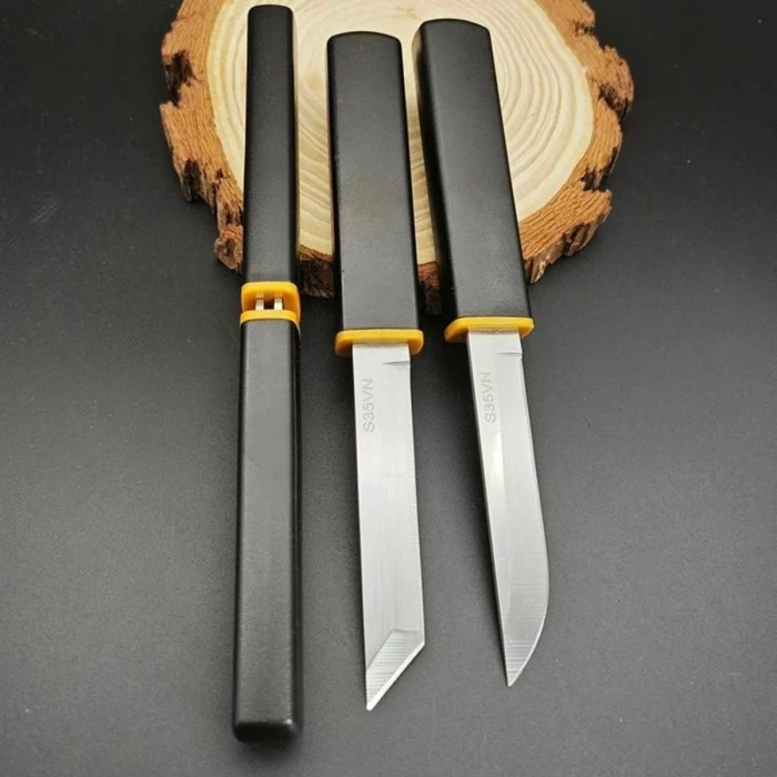 Pisau Dapur 2 in 1 Pemotong Pengiris Daging Sayur Buah Chef Knife — 4