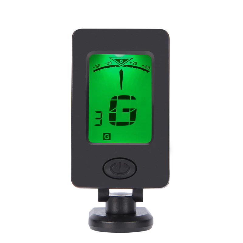 Tuner Gitar Bass Ukulele Jepit Digital Chromatic Dengan Layar Lcd — 6
