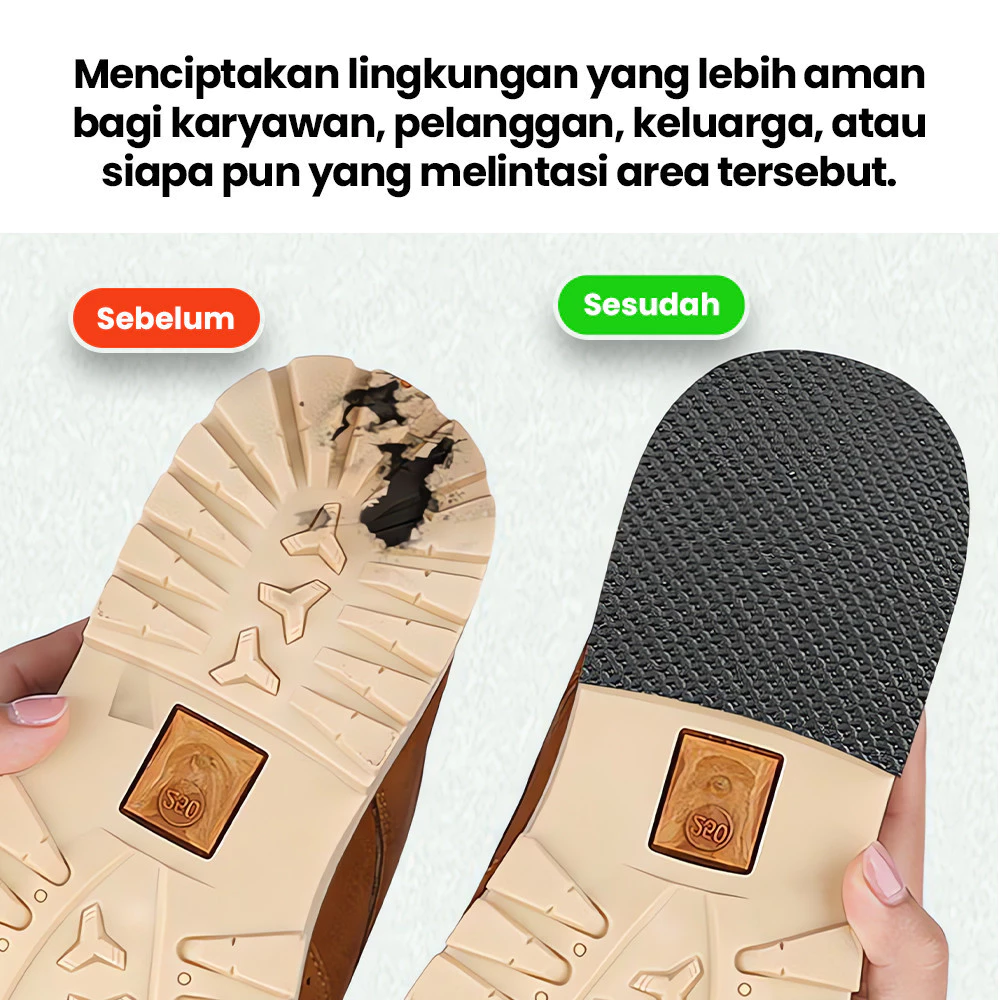 Stiker Tambahan Pelapis Anti Slip Outsole Sepatu Grip Alas Kaki — 4