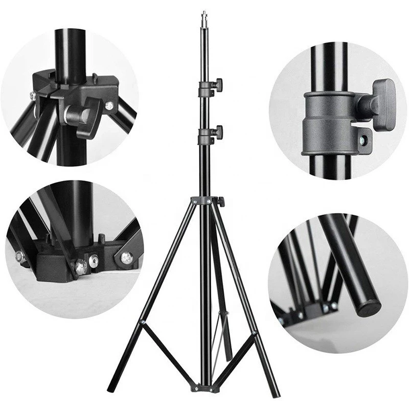 Tripod Stand Panjang 2M Stabil Flip Lock Kamera Foto Rekaman Konten — 6