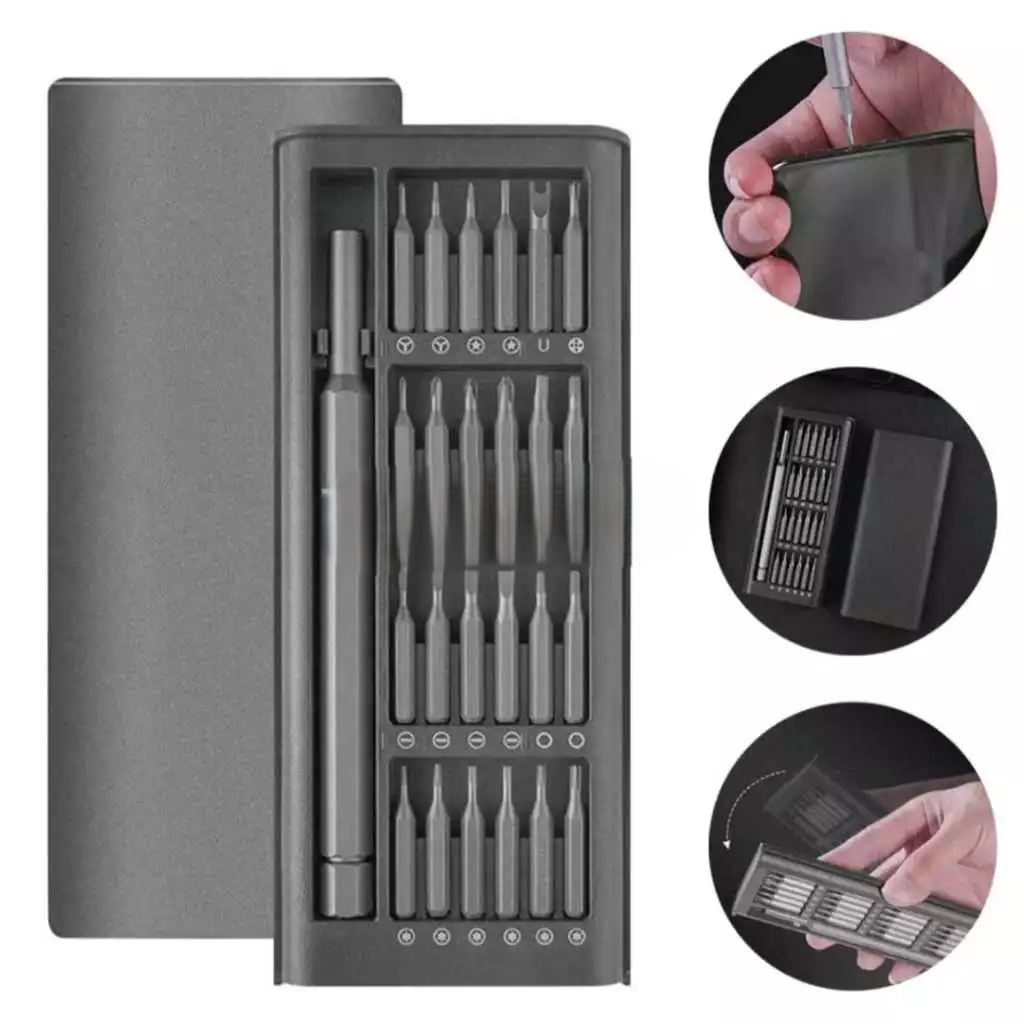Set Obeng 24 Magnetic Premium Baut Kecil 24 in 1 Multifungsi — 7