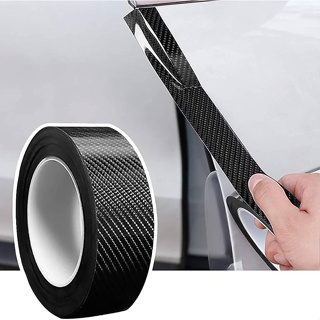Stiker Carbon Karbon 5D Anti Lecet Sillplate Waterproof 3 cm — 2