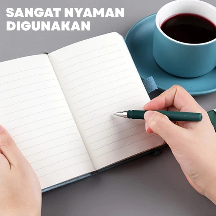 Buku Kulit Mini A6 Aesthetic Pelajar Mahasiswa Pekerja Kantoran Guru — 7