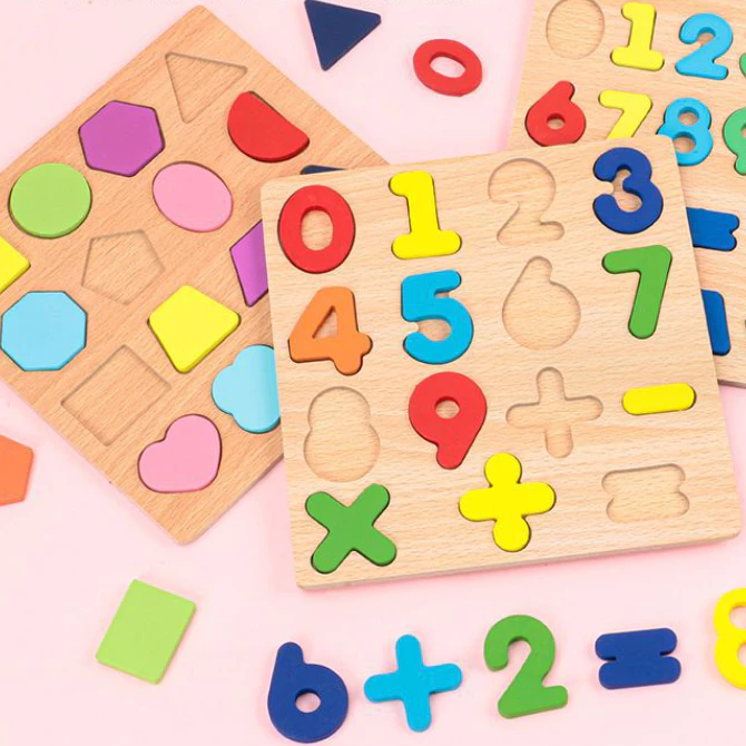 Puzzle Kayu 3D Mainan Edukasi Anak  Melatih Motorik Wooden Toys — 6