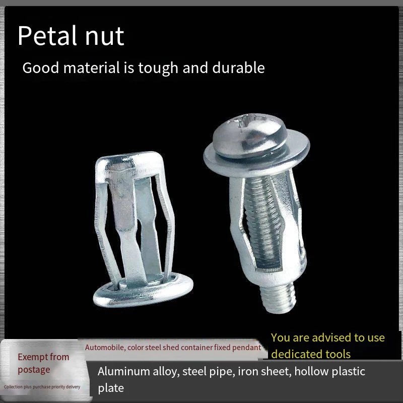 Jack Nut Besi Galvanis  M4 M5 M6 Lengkap dengan Baut Pengencang — 10