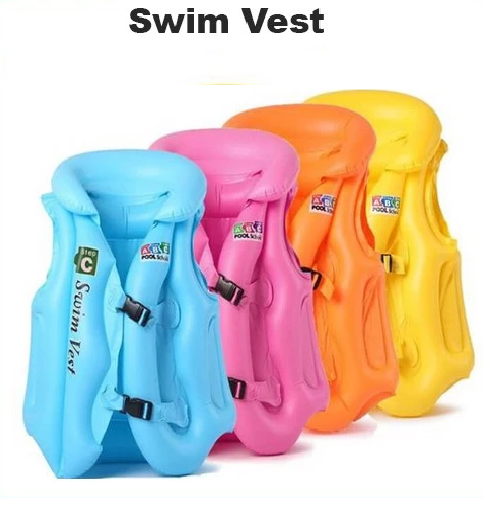 Pelampung Rompi Renang Anak Dewasa Swim Vest Strap Adjustable — 4