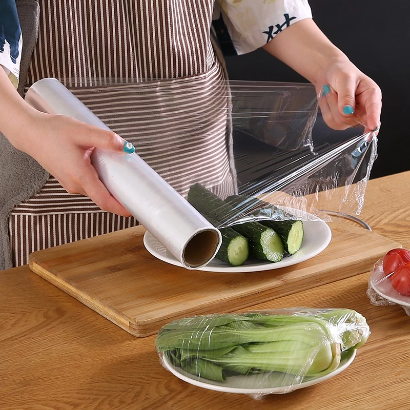Wrapping Plastik Wrap Pembungkus Makanan Stretch Film 30cm Roll — 6