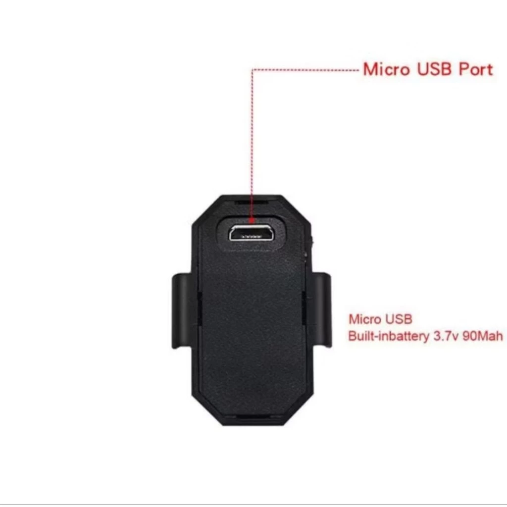 Lampu Peringatan LED Kedip Sepeda Motor Mobil USB Model Pesawat — 8