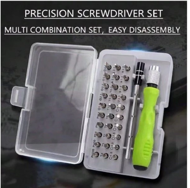 Obeng Set 32 in 1 Alat Pembongkaran Praktis Screwdriver Obeng Reparasi — 6