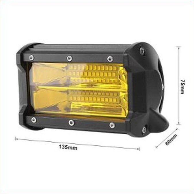 Lampu LED Sorot Offroad 72W LED Bar 24 Mata 12V Sinar Putih — 3