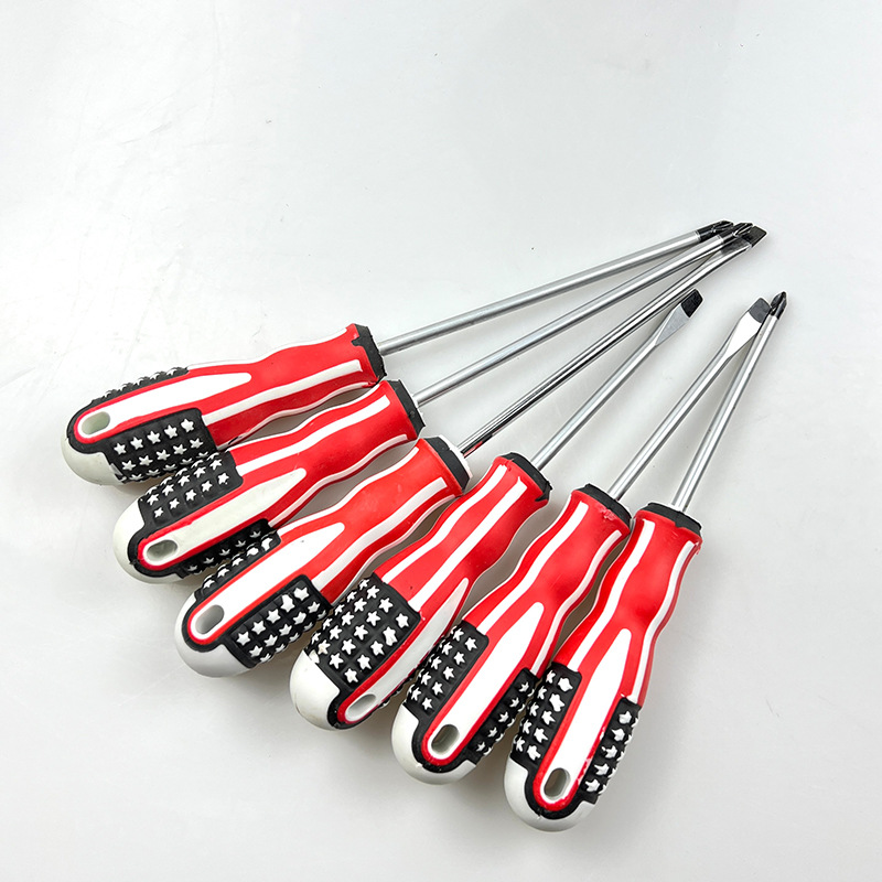 Obeng Min Plus Bolak Balik 4 Inch Gagang Karet Amerika — 6
