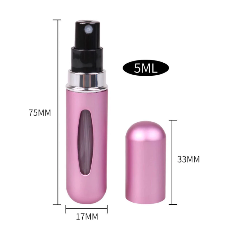 Botol Parfum Mini Kosong Refill Bottle Spray Unik Travel 5ML Isi Ulang — 6