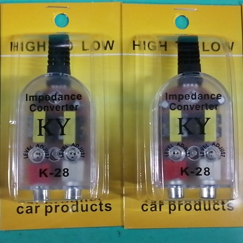 Audio Converter Adaptop High To Low Konverter Audio Mobil ke RCA — 6