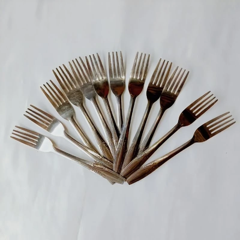 Garpu Makan Stainless 1 Lusin 12 Pcs Perabotan Kebutuhan Alat Dapur — 5